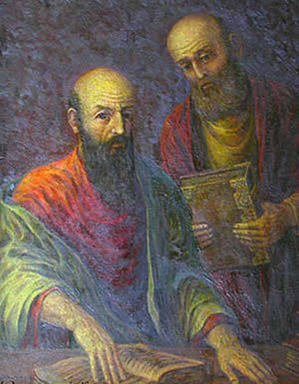 Апостол Павел и Апостол Лука.